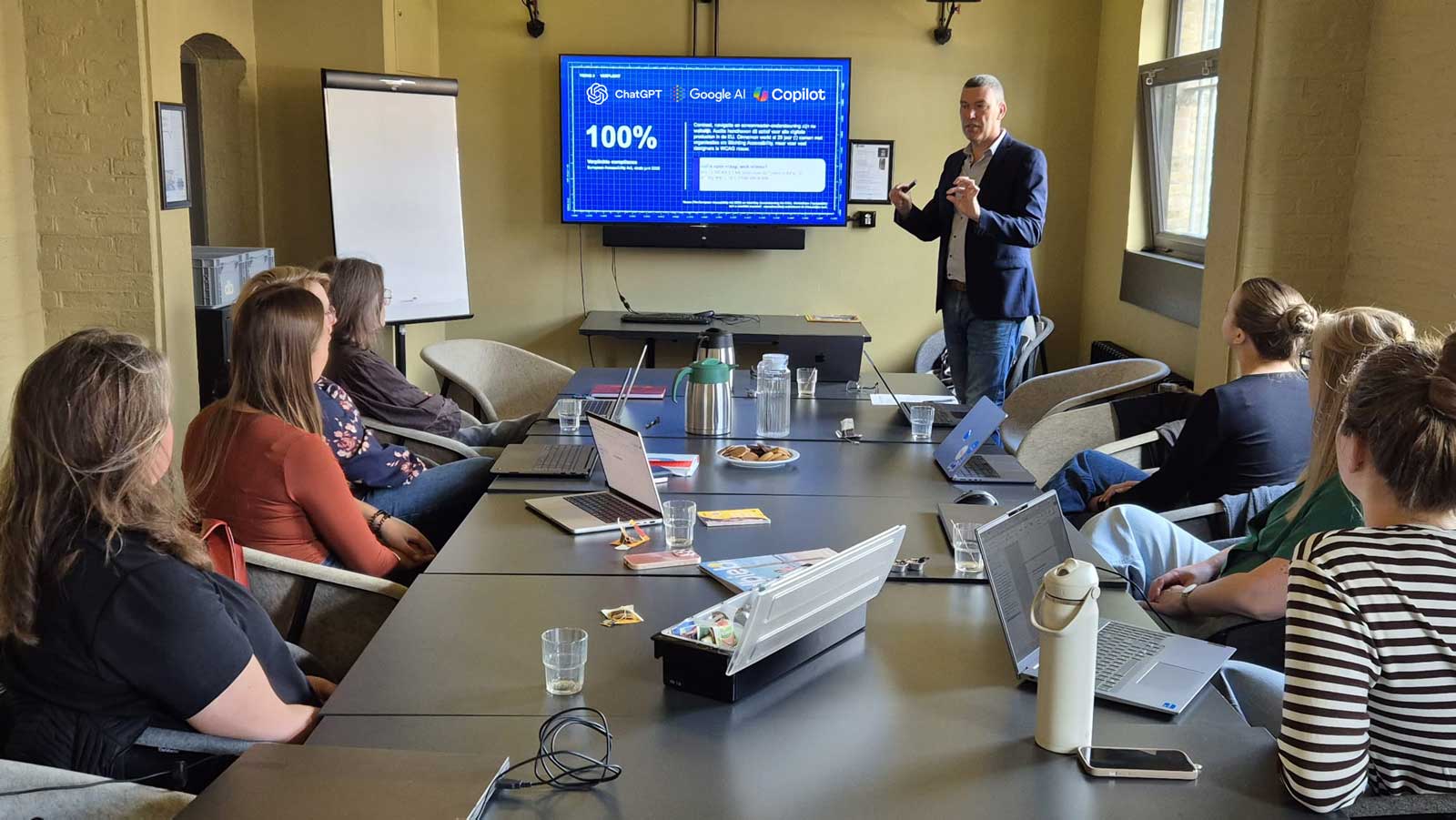Marco Kramer tijdens een werksessie